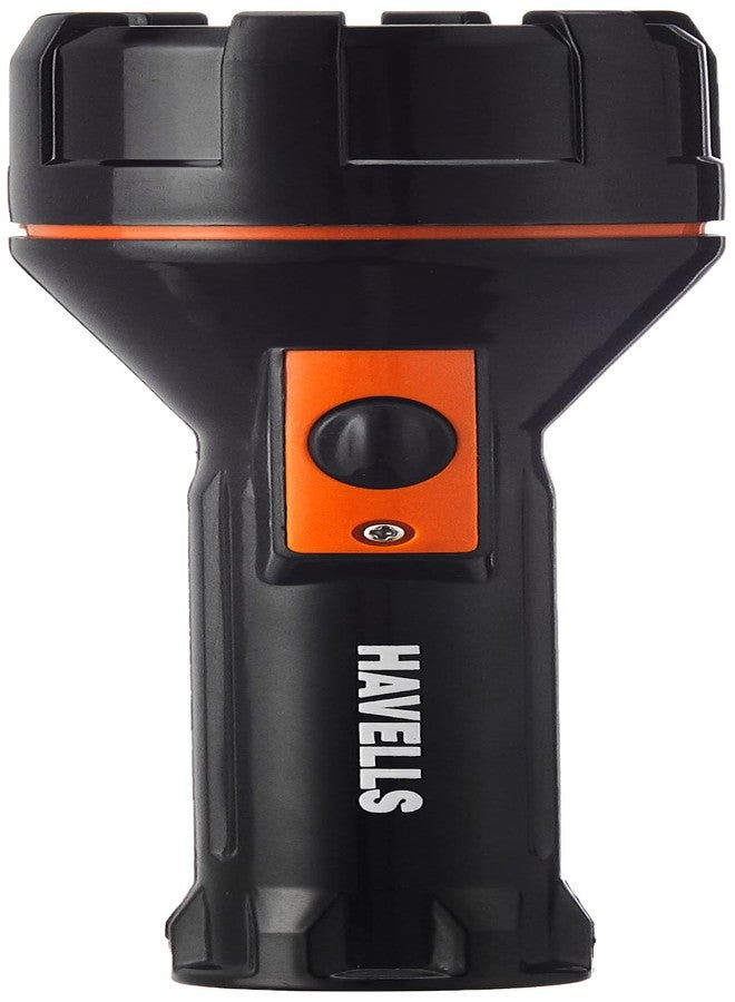 Havells 1W LED Rechargeable Torch|Lithium-ion Battery|Fast Charging|Energy Efficient|Bright White Low Beam LED |BIS Approved|Made in India|(Beam 10)|Pack of 1 - Image 2